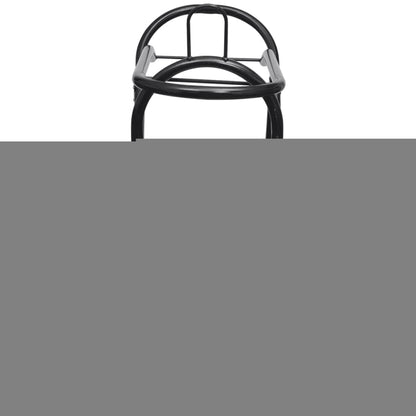 Metal Foldable Saddle Rack with Wheels