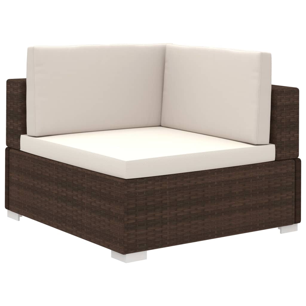 Patio Furniture | Brown | PE Rattan | Set | Modular | Patio Lounge Set
