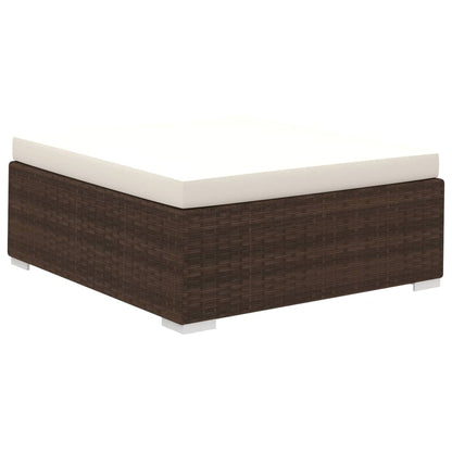 Patio Furniture | Brown | PE Rattan | Set | Modular | Patio Lounge Set