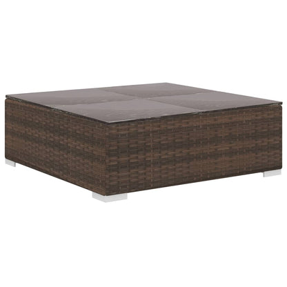 Patio Furniture | Brown | PE Rattan | Set | Modular | Patio Lounge Set