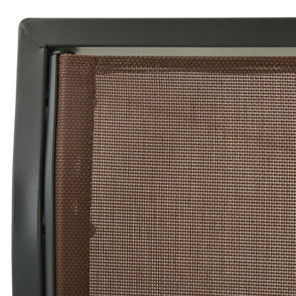 Garden Swing Bench with Canopy Coffee