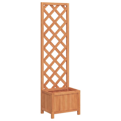 Planter with Trellis 40x30x135 cm Solid Wood Fir