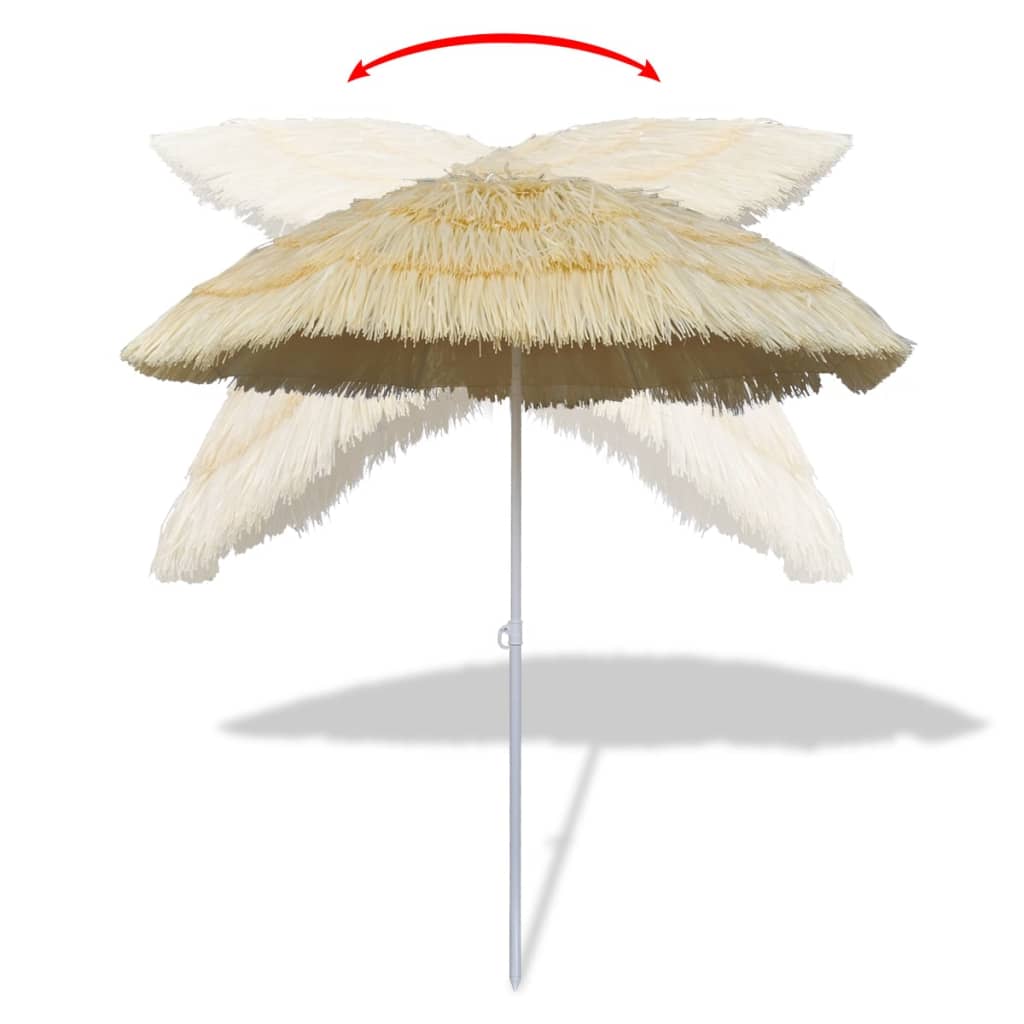 Beach Parasol | Beige | Polyester | Medium | Tiltable | Beach Parasol