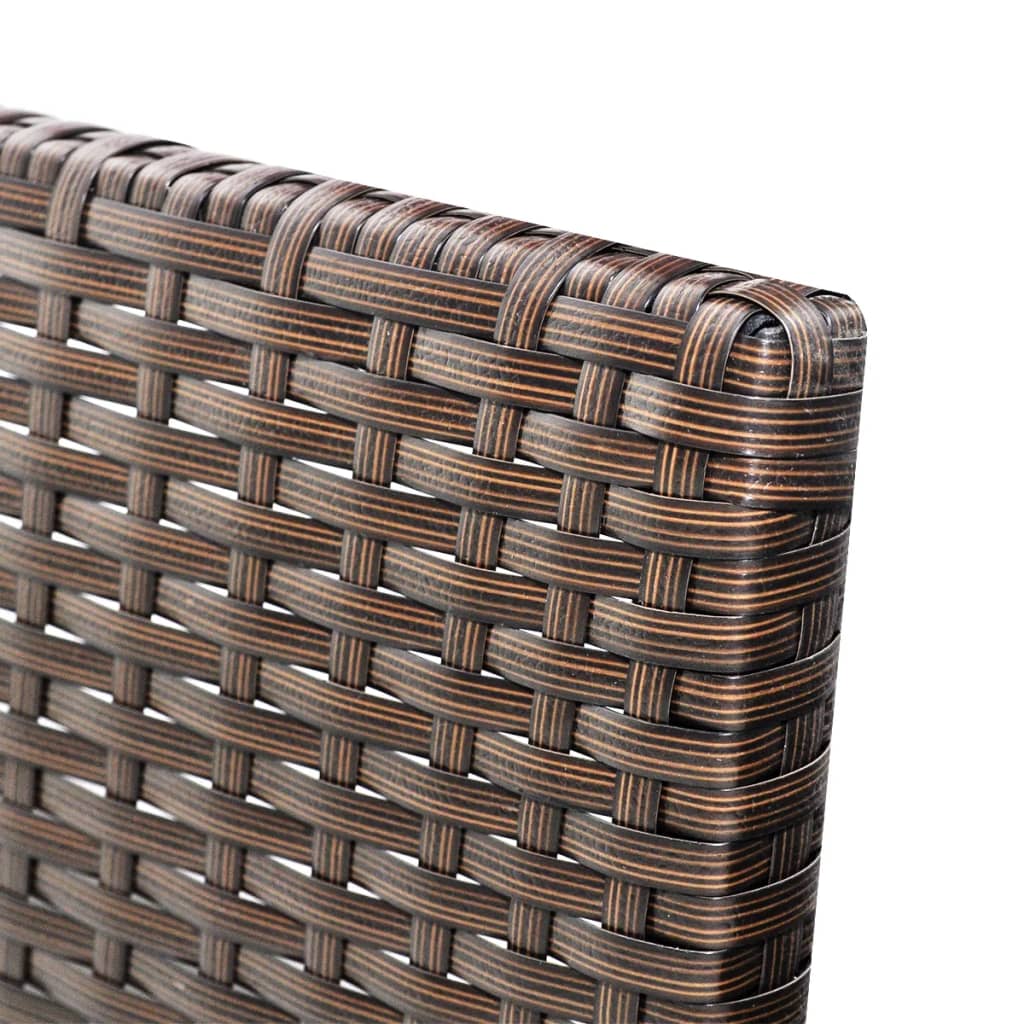 Garden Sofa | Brown | PE Rattan | Three-piece set | Light Weight