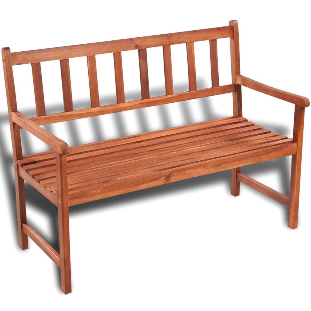Garden Bench | Light Brown | Acacia hardwood | Medium | Durable