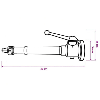 Fire Hose Nozzle with C Coupling