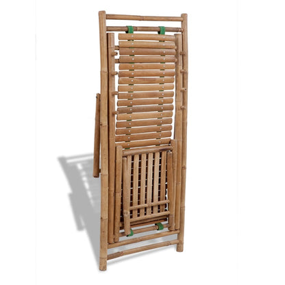 Sun Lounger | Natural Bamboo | Bamboo | Full size | Foldable