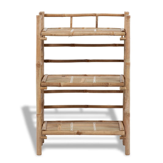 Plant Stand | Natural Bamboo | Bamboo | Medium | Durable | Plant Stand