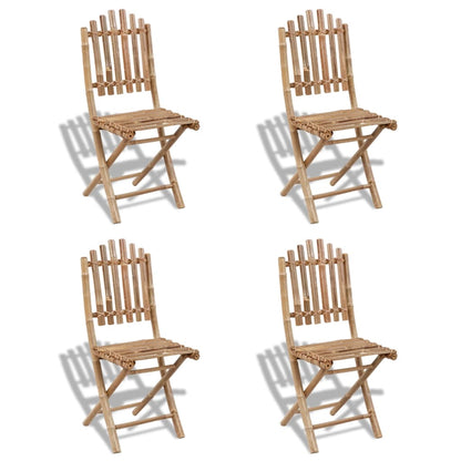 Garden Furniture Set | Natural Bamboo | Solid Bamboo | Medium | Foldable