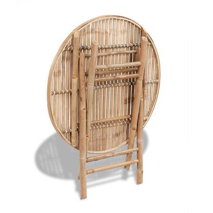 Garden Furniture Set | Natural Bamboo | Solid Bamboo | Medium | Foldable