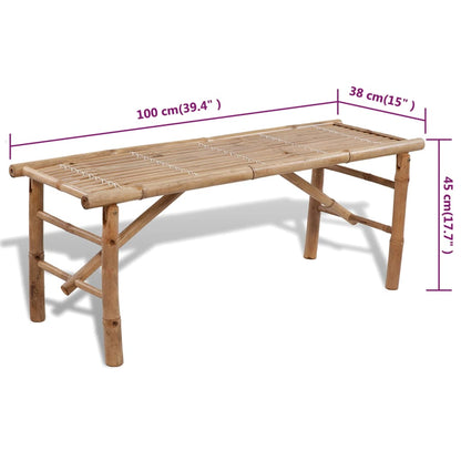 Patio Furniture | Natural Bamboo | Bamboo | Small | Foldable