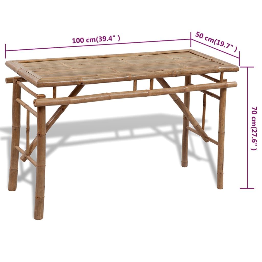 Patio Furniture | Natural Bamboo | Bamboo | Small | Foldable