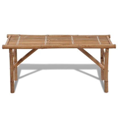 Garden Bench | Natural Bamboo | Bamboo | Medium | Foldable