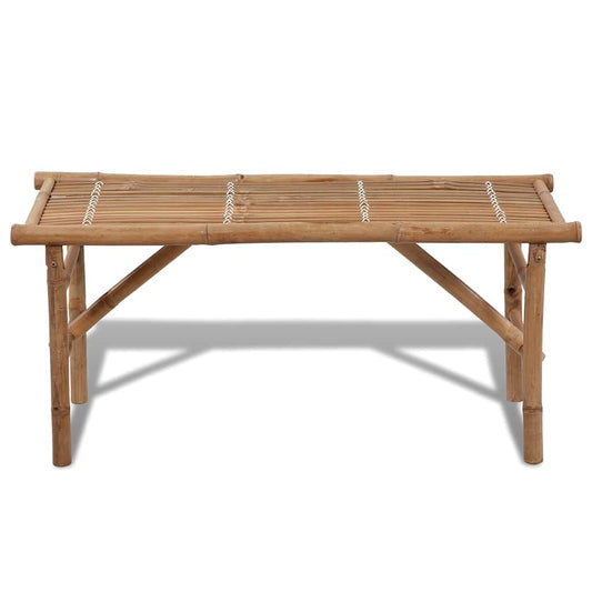 Garden Bench | Natural Bamboo | Bamboo | Medium | Foldable