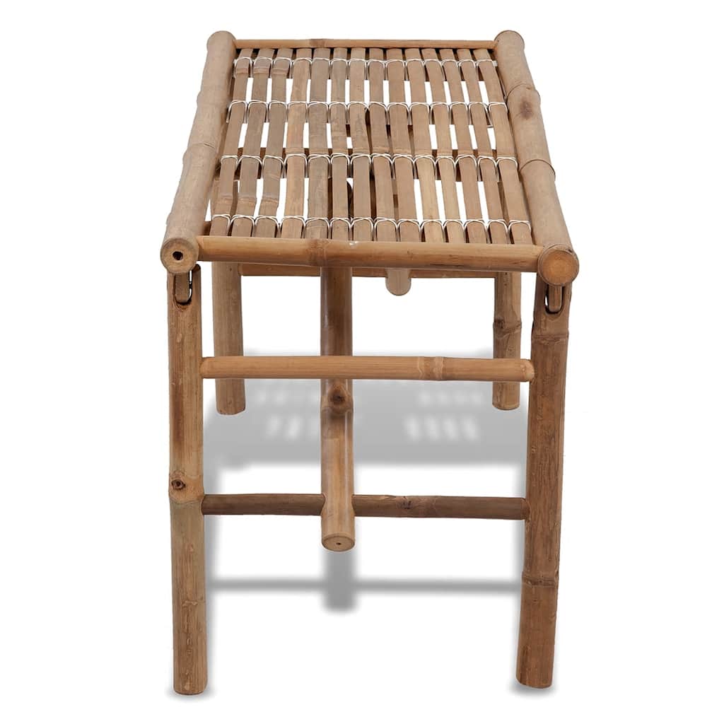 Garden Bench | Natural Bamboo | Bamboo | Medium | Foldable