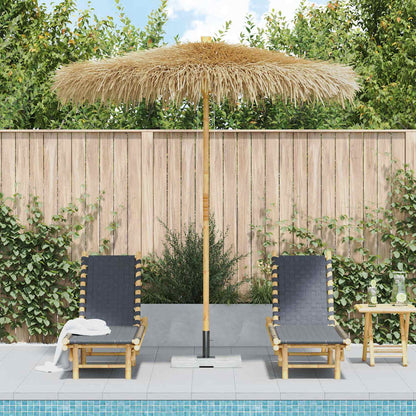 Garden Parasol | Brown | Bamboo pole, Banana leaf roof | 270 cm diameter