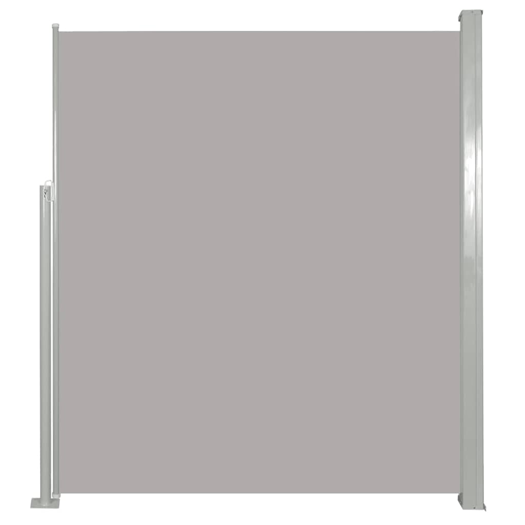 Patio Retractable Side Awning 160 x 300 cm Grey
