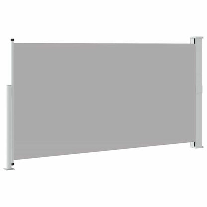 41546 vidaXL Patio Retractable Side Awning 160 x 300 cm Grey