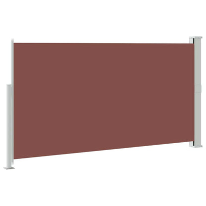 Patio Retractable Side Awning 160 x 300 cm Brown