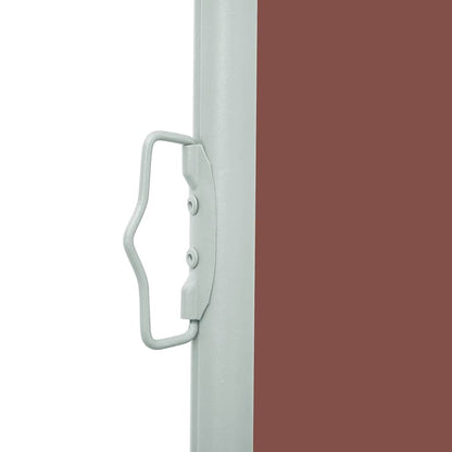 Patio Retractable Side Awning 160 x 300 cm Brown