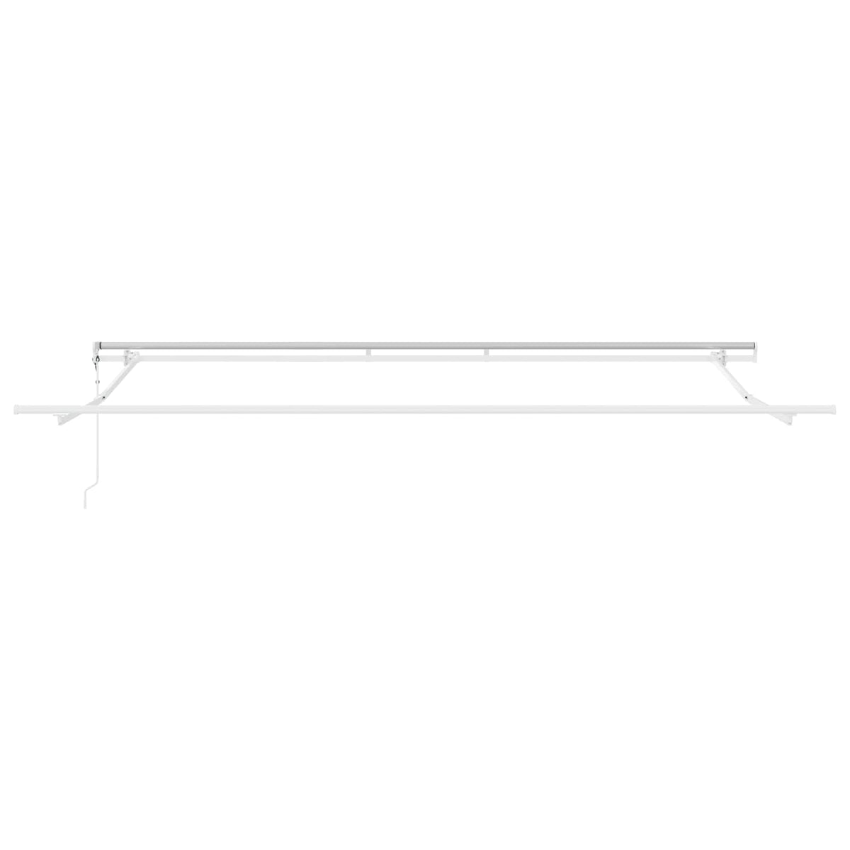 Awning Frame 4x3 m Automatic Roll-back Aluminium