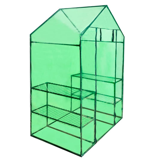 Greenhouse | Transparent green | Powder-coated steel | 120 x 80 x 190 cm