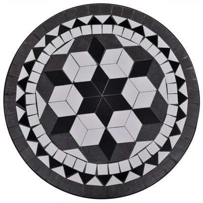 Garden Table | Black and White | Tough Powder-coated Iron