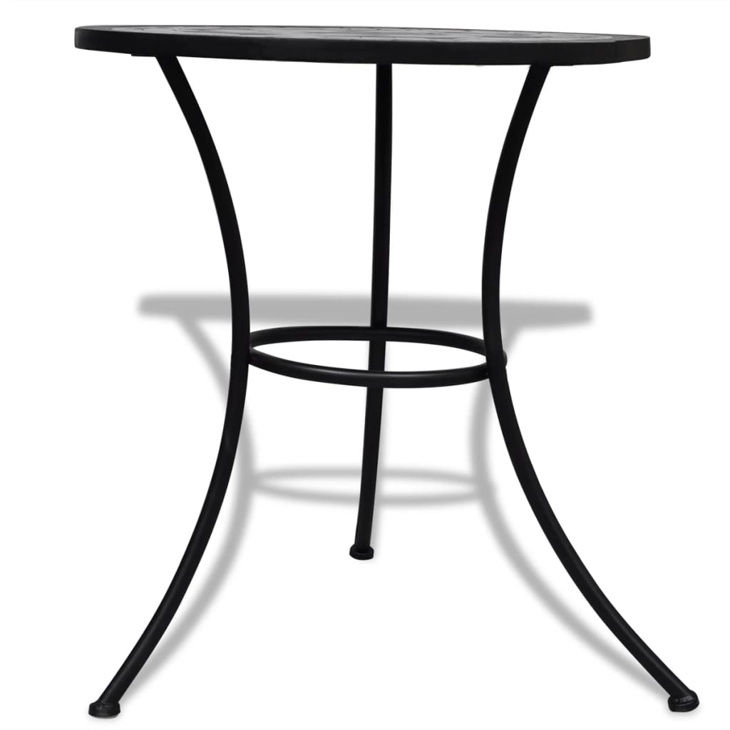 Garden Table | Black and White | Tough Powder-coated Iron