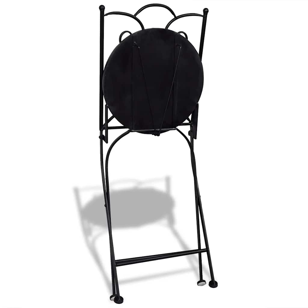 Garden Chair | Set of 2 | Black and White