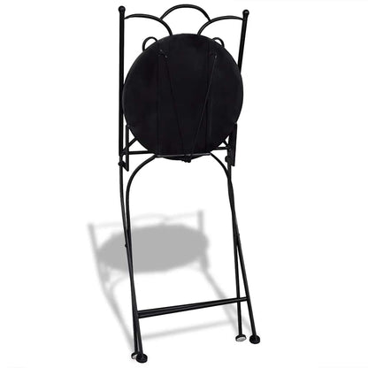Garden Chair | Set of 2 | Black and White