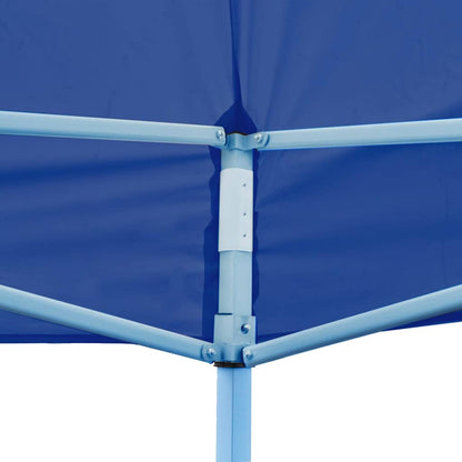 Gazebo | Blue | Polyester, Steel | 3 x 6 m | Collapsible | Gazebo