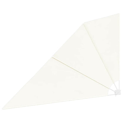Collapsible Balcony Side Awning Cream 160x240 cm