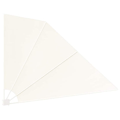 Collapsible Balcony Side Awning Cream 160x240 cm