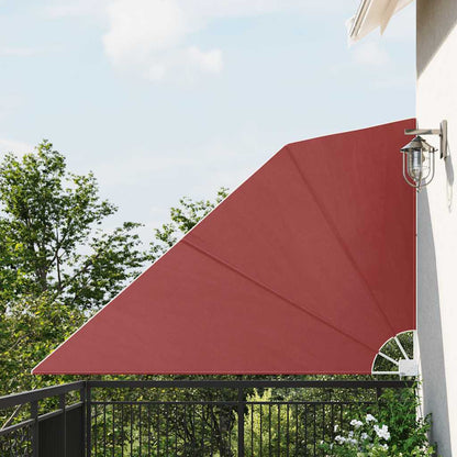 Collapsible Balcony Side Awning Terracotta 160x240 cm