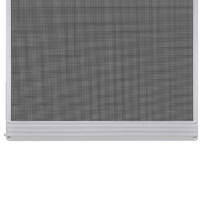 Hinged Insect Screen Manual White and Black 100 x 215 cm