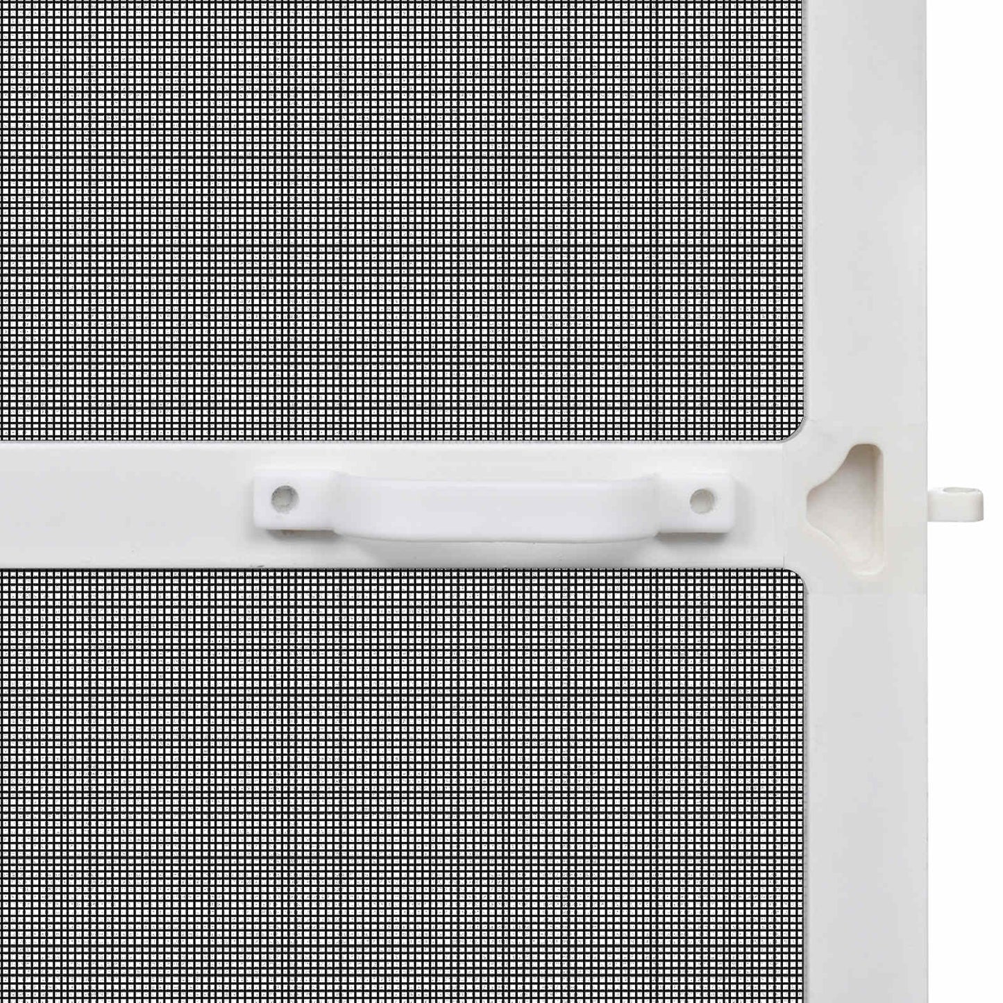 Hinged Insect Screen Manual White and Black 100 x 215 cm
