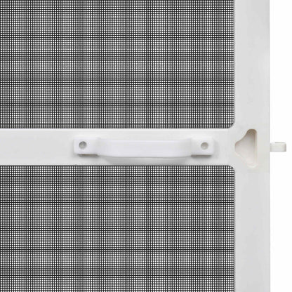 Hinged Insect Screen Manual White and Black 100 x 215 cm