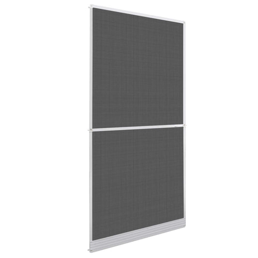 Hinged Insect Screen Manual White and Black 100 x 215 cm