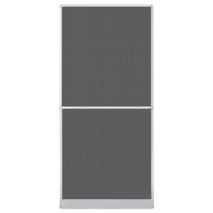 Hinged Insect Screen Manual White and Black 100 x 215 cm