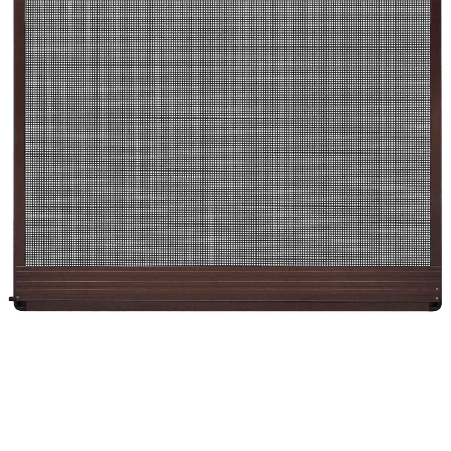 Hinged Insect Screen Manual Brown and Black 100 x 215 cm