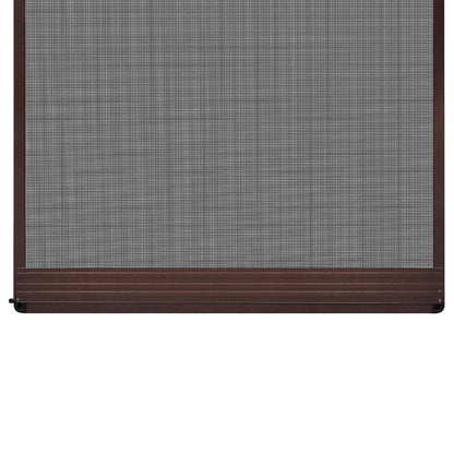 Hinged Insect Screen Manual Brown and Black 100 x 215 cm
