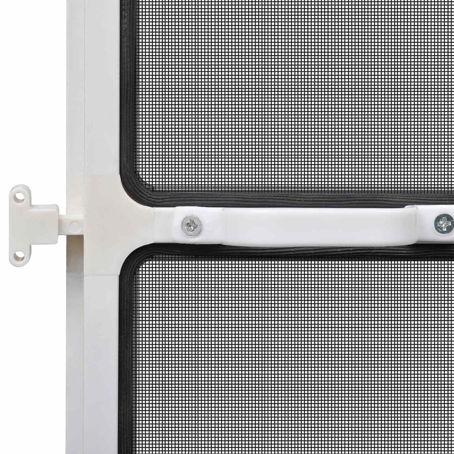 Hinged Insect Screen Manual White and Black 120 x 240 cm