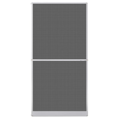 Hinged Insect Screen Manual White and Black 120 x 240 cm