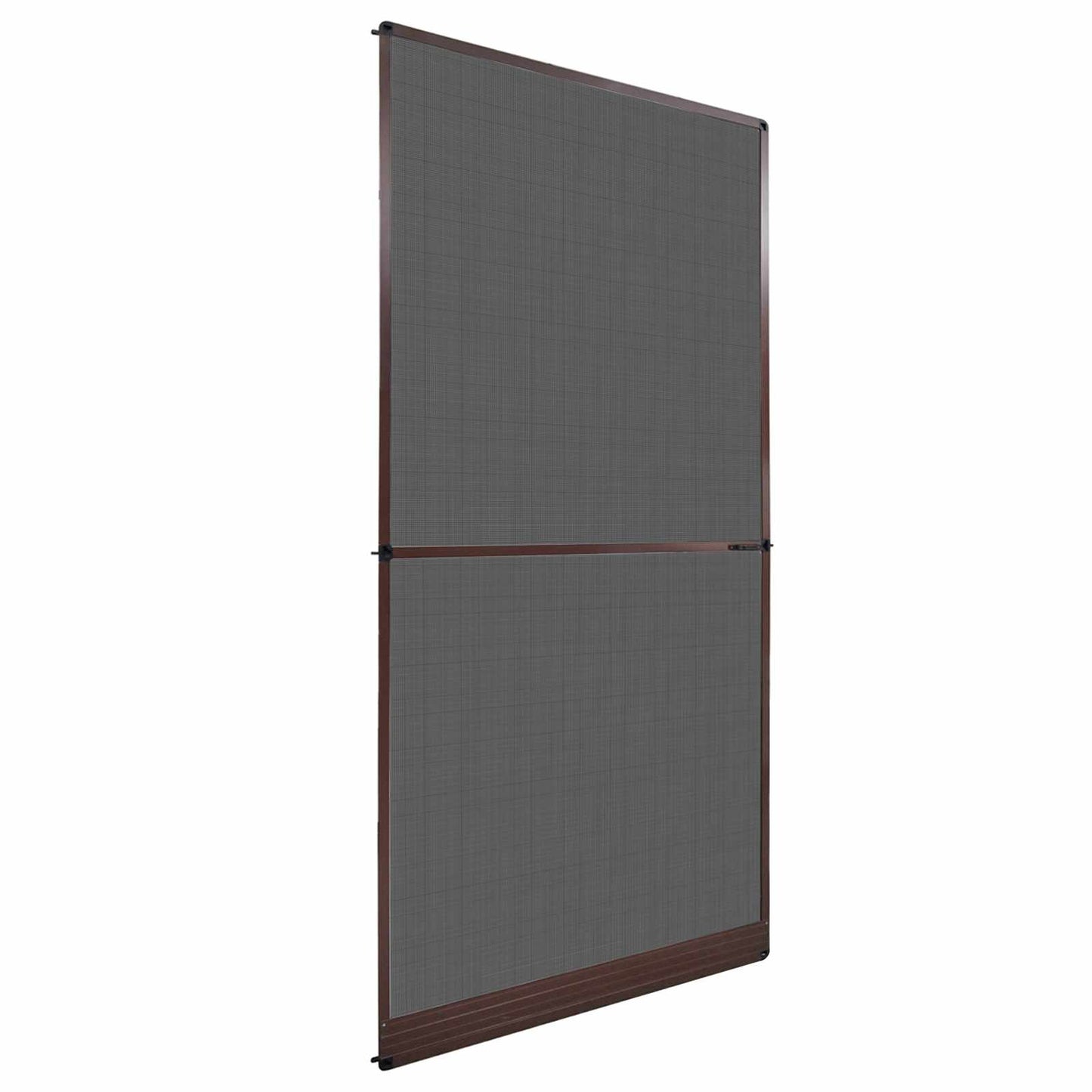 Hinged Insect Screen Manual Brown and Black 120 x 240 cm