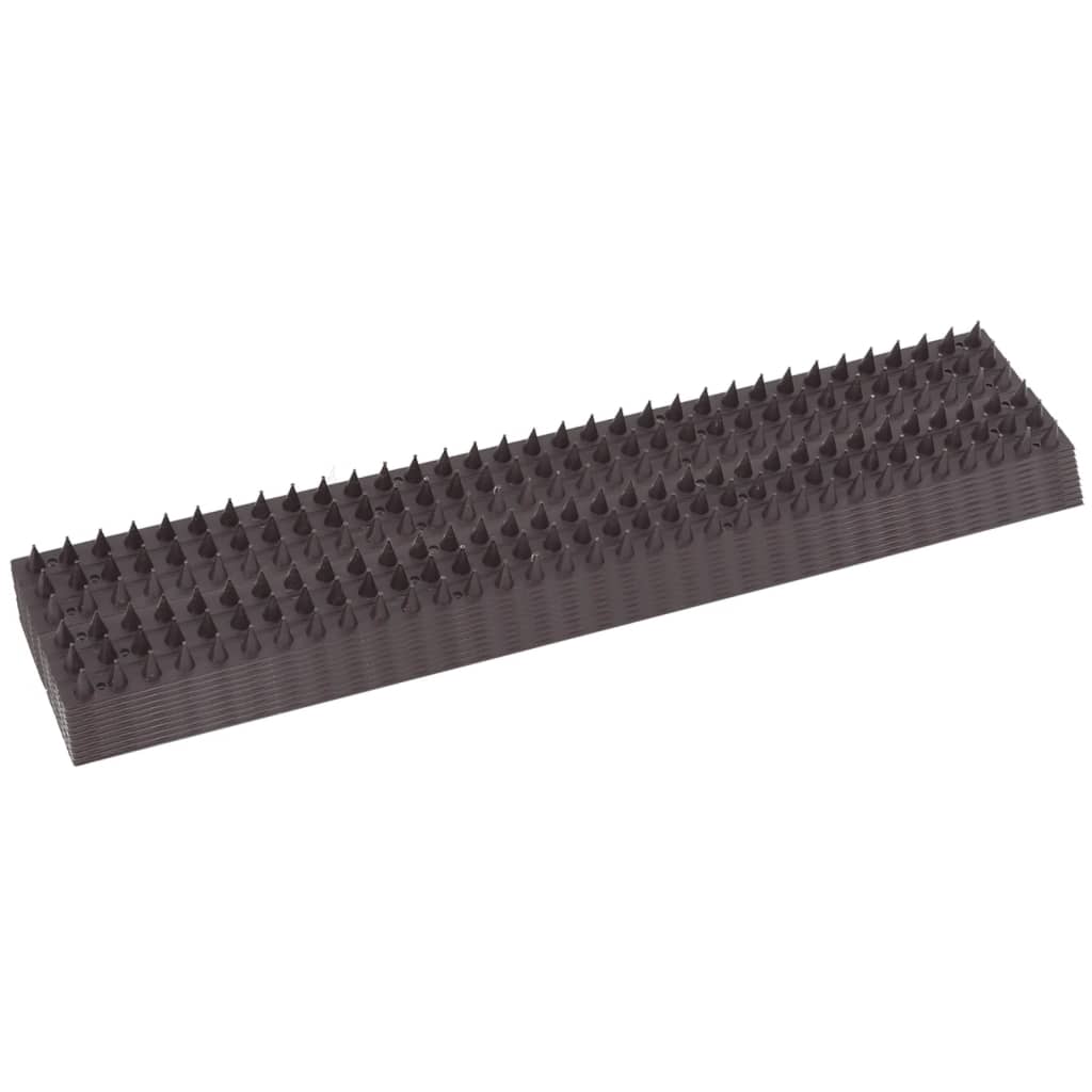 Bird Control Spikes 49 x 4.5 x 1.7 cm set of 20 displayed outdoors for garden protection.