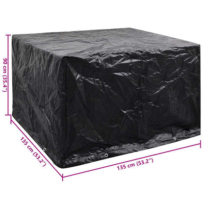 Garden Furniture Cover 8 Eyelets 135 x 135 x 90 cm