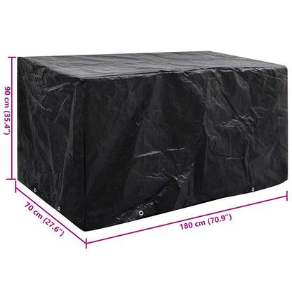 Garden Furniture Cover 8 Eyelets 180 x 70 x 90 cm