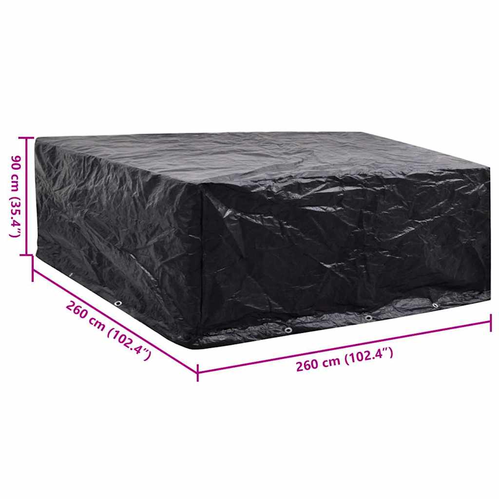 Garden Furniture Cover 10 Eyelets 260 x 260 x 90 cm