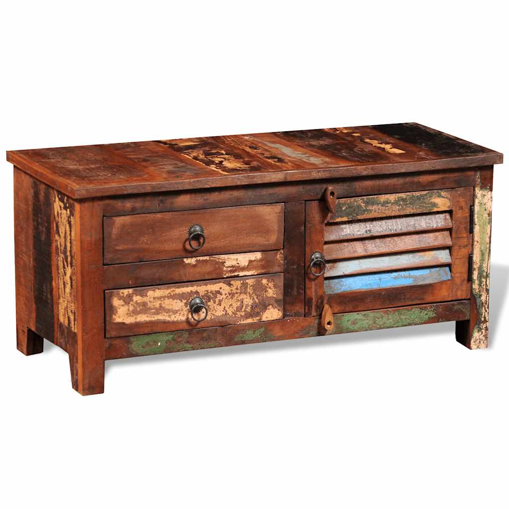 241629 vidaXL Reclaimed TV Hi-Fi Cabinet Side Cabinet Solid Wood