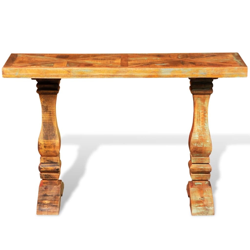 241630 vidaXL Console Table Solid Reclaimed Wood